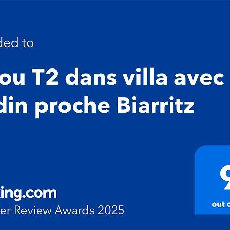 T1 Ou T2 Dans Villa Avec Jardin Proche Biarritz Ανγκλέ Εξωτερικό φωτογραφία