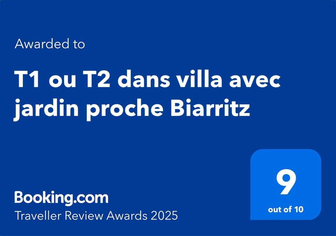 T1 Ou T2 Dans Villa Avec Jardin Proche Biarritz Ανγκλέ Εξωτερικό φωτογραφία